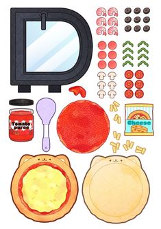 ￼ ￼ Buku Diy, Free Printable Paper Dolls, Food Paper, Paper Dolls Diy