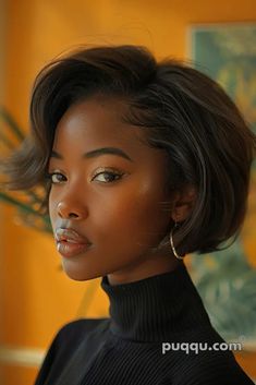 Short Black Hair, Hair Goal, Everyday Hair, Corte Bob, Short Sassy Hair, Pelo Afro, Sleek Bob, Sassy Hair, Hair Affair