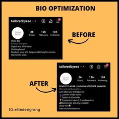 the before and after photoshopped info sheet for bio optimination, which shows how well it is done