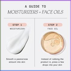 We're calling it: Moisturizer first, facial oil second.👏 Let's settle the debate once and for all. When it comes to layering your moisturizer and facial oil—moisturizer is typically layered first, then your oil to seal it all in. Of course, skincare is not one-size-fits-all. If you have a layering process that's working for you, keep it up! How To Heal Blisters, Skin Facts, Skincare Products Photography, Face Oils, Night Time Skin Care Routine, Nighttime Skincare, Pregnancy Safe Products, Cosmetic Design, Oil Moisturizer