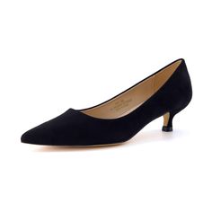 PRICES MAY VARY. Premium Vegan Leather Upper CUSHIONAIRE Lux line Memory Foam padding Premium outsole 1.5 Inch Heel Step into these easy, comfortable, fashion staple pumps. These pumps can be dressed up or down and have a Memory Foam insole so you can wear them all day! Black Tie Wedding Guest Dress, Dress With Flats, Foams Shoes, Dressy Flats, Black Tie Wedding Guests, Kitten Heel Shoes, Dressy Shoes, Feminine Fashion, Timeless Dress