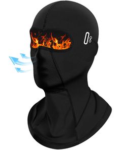 PRICES MAY VARY. 【THERMAL FLEECE FABRIC】: Are you still worried about frozen face or ears when outdoors in cold winter? Our balaclava ski mask will offer a full protection for your head, face and neck, keep you warm and comfortable to wear. It is made of high quality Fleece fabric which is soft, breathable, extra-stretchy. Windproof and suitable for about 20°F. 【UNIQUE GLASSES HOLE DESIGN】: Different from others, this full winter face mask is designed with glasses holes, which makes it suitable Black Windproof Balaclava For Outdoor, Black Fleece-lined Balaclava For Outdoor Activities, Black Fleece-lined Balaclava For Sports, Black Fleece-lined Balaclava For Winter Sports, Black Hooded Balaclava For Outdoor Activities, Black Sports Balaclava With Fleece Lining, Windproof Functional Balaclava For Winter, Functional Windproof Balaclava For Winter, Casual Windproof Balaclava For Outdoor Activities