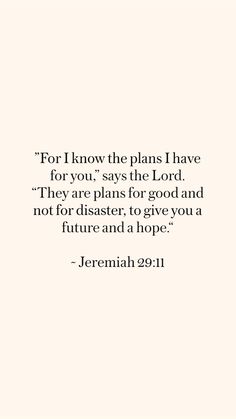 the words for i know the plans i have for you, says the lord they are plans