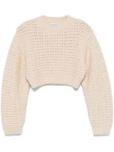 Del Core | Editorialist Chunky Cropped Sweater, Sweaters Cropped, Del Core, Christian Girl, Sweater Crop, Cute Preppy Outfits, Knit Crop, Preppy Outfits, Knitwear Women