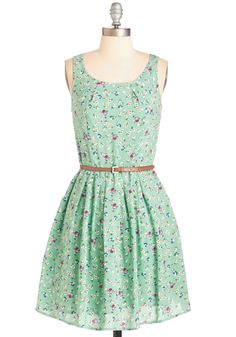 Adorable Style, Dress Mint, Mod Cloth Dresses, Exclusive Dress, Zooey Deschanel, Fit N Flare Dress, Spring Dresses