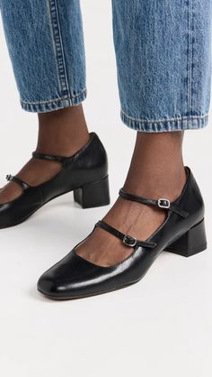 Madewell Wendel Low Block Heeled Mary Janes | Shopbop Classic Ankle Strap Court Shoes With Buckle Closure, Classic Buckle Closure Ankle Strap Court Shoes, Classic Court Shoes With Ankle Strap And Buckle Closure, Classic Court Shoes With Buckle And Ankle Strap, Formal Leather Mary Janes With Heel Loop, Classic Leather Court Shoes With Buckle Closure, Leather Mary Janes With Padded Heel And Ankle Strap, Leather Mary Janes With Block Heel And Heel Loop, Block Heel Mary Janes With Leather Sole