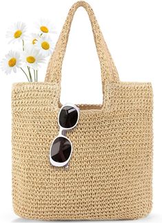 Straw Bag Beach Tote Handbag for Women Large Summer Woven Raffia Cream Product Details Product Dimensions : 15 x 4 x 1.5 inches; 3.53 ounces Department : Women Manufacturer : Kseymeir Country of Origin : China Women Tote Bags, Woven Beach Bags, Straw Beach Bag, Handbag For Women, Woven Raffia, Wholesale Bags, Beach Bags, Tote Handbag, Beach Tote