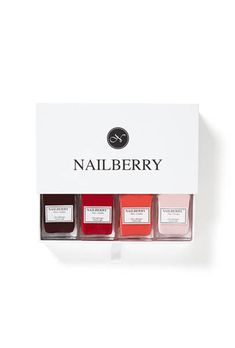 Gift box ideal for 4 nail polish (nail polish sold separately) Nails Healthy, Beauty Room Design, Beauty Room, Cruelty Free, Manicure, Nail Polish, Gift Box, Nails, Gifts