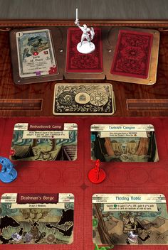 the contents of an old - fashioned card game are displayed