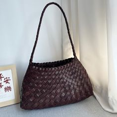 Handcrafted Woven Leather Tote Bag, Hand Woven Ladies HOBO Bag, Summer Holiday Bag - Etsy Square Brown Shoulder Bag For Errands, Brown Square Shoulder Bag For Errands, Handheld Woven Leather Shoulder Bag For Errands, Handheld Woven Leather Shoulder Bag For Daily Use, Brown Woven Leather Hobo Shoulder Bag, Woven Leather Shoulder Bag For Shopping, Brown Woven Leather Shoulder Bag, Square Brown Hobo Bag With Handles, Woven Leather Pouch Shoulder Bag For Shopping