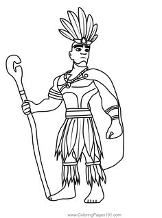 Matai Vasa Moana 2 Coloring Page