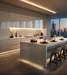 Kitchen Ideas Modern Luxury 2024, Interior Design Kitchen Modern Luxury, Modern Kitchen Tiles Design, Modern Kitchen Tiles, Kitchen Tiles Design, Open Plan Kitchen Living Room, Kitchens Luxury, Interior Design Per La Casa, Kitchen Ideas Modern Luxury