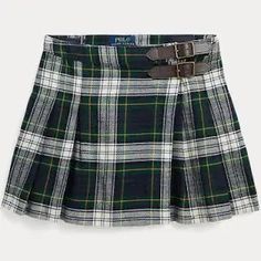 Green Ralph lauren pleated plaid skirt 💚 #ralphlauren #skirt #plaid #pleated #autumnoutfit #fallfashion #style #trendy #womensstyle #womenswear #ralphlaurenskirt #itgirl #itgirlskirt #thatgirl #fashion #greenskirt #outfitstyle #outfitideas #viral Twill Skirt, Ralph Lauren Plaid, Ralph Lauren Skirts, Check Skirt, Skirts For Kids, Ralph Lauren Kids, Autumn Outfit, Green Skirt, Skirt Design