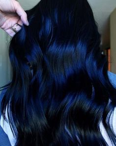 Dyed Hair Blue, Balayage Blonde, Hair Color Blue, Hair Dye Colors