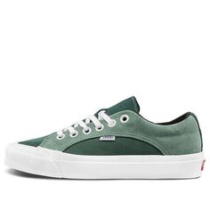 Vans Unisex OG Lampin Lx Sneakers Green VN0A7Q4U92J (SNKR/Skate/Casual/Low Top) Sporty Vans Sneakers With Contrast Sole, Vans Sneakers With Contrast Sole For Sports, Green Sneakers With Speckled Midsole For Streetwear, Green Skate Shoes With Laces For Streetwear, Sporty Vans Custom Sneakers With Rubber Sole, Sporty Custom Vans Sneakers With Laces, Sporty Custom Vans Sneakers With Rubber Sole, Green Mid-top Skate Shoes With Laces, Vans Sporty Custom Sneakers With Contrast Sole