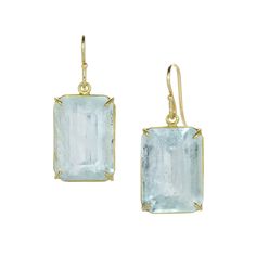 Rosanne Pugliese Aquamarine Cube Earrings  | Quadrum Gallery Gold Cube, Cube Earrings, Healing Magic, Earrings Sparkle, Crystal Castle, Aquamarine Earrings, Aquamarine Pendant, Book Jewelry, Sparkle Earrings