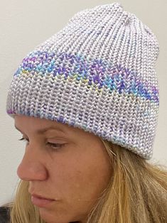 Beautiful hand knit beanie in gorgeous lilac with some coloured speckles. It is made out of Australian Merino and is soft and non scratchy. Women's size S/M Hand wash only and dry flat. Casual Hand Knitted Purple Beanie, Hand Knitted Purple Yarn Hats, Hand Knitted Purple Knitting Pattern, Handmade Purple Beanie Hat, Purple Knitted Beanie One Size, Purple Knitted Beanie, One Size, Purple Knitted Beanie Hat, Purple Hand Knitted Beanie, Purple Hand Knitted One-size Beanie