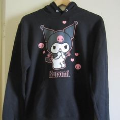 - Brand New, No Tags - Size: M Or L Kuromi Stuff, Kuromi Sanrio, Olivia Rodrigo, Room Designs, Colorful Hoodies, Girl Room, Black Hoodie, Hello Kitty, Cute Outfits