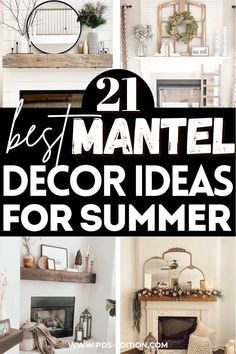 Mantel decorating ideas Plants On Mantle Decor, Over The Mantel Wall Decor, Decorated Mantels Ideas For Everyday, Summer Mantel Decor, Top Of Fireplace Decor Ideas, Decorating A Mantle Ideas, Long Mantel Decorating Ideas, Mantel Decorating Ideas With Mirror, Farmhouse Mantle Decorating Ideas