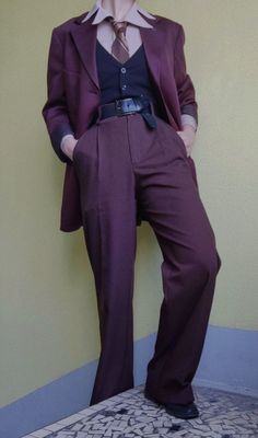 Male Librarian Outfit, Formal Nonbinary Outfits, Nonbinary Graduation Outfit, Masc Fashion Aesthetic, Transmasc Formal Wear, Mens Prom Outfits, Garconne Style Outfit, Casual Prom Outfits, Nonbinary Suit