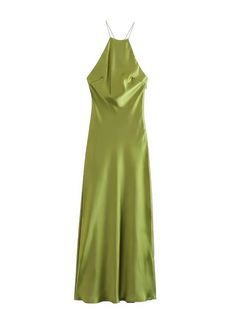 This solid color satin slip dress is sure to make a statement. The sleek, lightweight fabric is breathable and comfortable for all-day wear. The timeless style will give you a sophisticated look no matter what the occasion. Gender: Female Season: Summer Style:sexy Type: suspender dress Collar type: no collar Sleeve type: Sleeveless Fit Type: Regular Stretch: None Thickness: Regular Material: Polyester Size Length Bust Waist Hips S 117cm 82cm 68cm 118cm M 118cm 86cm 72cm 122cm L 119cm 92cm 78cm 128cm Satin Dress Casual, Satin Backless Dress, Silk Summer Dress, Solid Maxi Dress, Satin Camisole, Satin Dress Long, Camisole Dress, Mini Robes, Backless Maxi Dresses