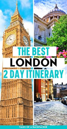 the best london 2 day itinerary