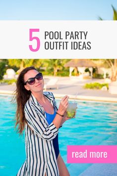 Outfit ideas for a pool party, what to wear to a pool party even if you don't want to swim, cute summer outfits for a pool party Outfits For A Pool Party, Skirt Outfits Summer, Party Outfit Ideas, Summer Shorts Outfits, Casual Outfit Inspiration