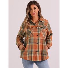 Designed with a loose fit and drop shoulder sleeves, this shirt offers a relaxed and comfortable feel. It drapes effortlessly on the body, allowing for ease of movement and optimal comfort throughout the day. This versatile plaid shirt can be dressed up or down for various occasions. Pair it with jeans and sneakers for a laid-back weekend look, or tuck it into a skirt and add heels for a more polished ensemble. It seamlessly transitions from day to night. Crafted from materials, this shirt is so Casual Relaxed Fit Shirt For Fall, Oversized Casual Fall Blouse, Casual Oversized Blouse For Fall, Oversized Casual Shirt, Casual Fall Blouse, Linen Shorts Women, Sleeve Packaging, Linen Short, Feel It