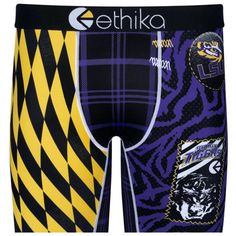 Brand New W/ Product Details Ethika X Fanatics X Ncaa Product Features Officially Licensed Ethika's Patented, Original, Unmatched - Staple Fit No Pull-Down, No Gathering - Stays Put! Great Design Options To Choose From Soft 4-Way Stretch Fabric - For Maximum Comfort High-Quality Jacquard Waistband - For Durability Wear The Staple One Time & You Will Never Wear Anything Else 90% Polyester 10% Spandex Purple Bottoms With Letter Print For Streetwear, Purple Letter Print Bottoms For Streetwear, Sporty Multicolor Boxer Briefs For Streetwear, Fitted Multicolor Boxer Briefs For Streetwear, Breathable Multicolor Boxer Briefs For Sports, Sporty Letter Print Boxer Briefs For Sports, Multicolor Sports Boxer Briefs Multi-pack, Ethika Men Boxers, Ethika Boxers