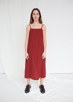 Aurora dress Linen dress Long dress with straps Summer | Etsy Red Maxi Dress With Straight Neckline For Summer, Spring Burgundy Cotton Dress, Burgundy Cotton Dress For Spring, Linen Square Neck Dress With Adjustable Straps, Linen Dress With Adjustable Straps And Square Neck, Square Neck Linen Dress With Adjustable Straps, Red Midi Dress With Straight Neckline For Summer, Linen Midi Dress With Adjustable Straps, Red Sundress With Adjustable Straps