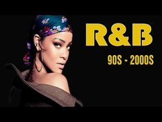 a woman with a bandana on her head and the words r & b 90's - 2009