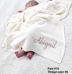 Turnaround time is 7-10 Days 100% Knit Cotton 40x30 Inch(100*80cm) Name is embroidered on the bottom right of the blanket. Thread Colors may vary from pictures (lighting) and screens. Personalized blankets are made to order.    On Personalization Box Please include: 1.  Name(s) (1 name= Emily,2 names= Emily Rose) 2. Font Number (check font chart) 3. Thread Color (Check color chart) *It is made for full coverage over your baby knitted baby blankets, you're getting the safest, most natural super s Embroidered Name, Stroller Blanket, Cotton Knit, Personalized Baby, Baby Shower Gift, Baby Gift, Baby Blanket, Newborn Baby, Stroller