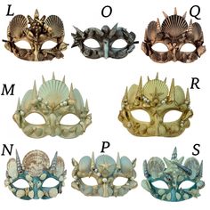 Under the Sea theme, Unisex sea shell mask fitting for King or Queen! Showcased is our entire collection of under the sea masks, so you can mix and match the masks and colors you like. To purchase a couple mask pair, add each item to cart individually pls. C U S T O M I Z A T I O N Can be customized further. Get in touch for custom orders! S I Z E Adult size only. S H I P P I N G - Processed same day or within 24 hours. 1-2 day guaranteed delivery, add item to cart, click shipping tab for rates. Novelty Mask For Masquerade Carnival, Themed Masquerade Mask For Carnival Events, Themed Masquerade Mask For Carnival, Fantasy Masks For Carnival Themed Events, Novelty Masks And Prosthetics For Masquerade Carnival, Themed Eye Mask For Carnival, Fantasy Eye Mask For Themed Events, Carnival Themed Masquerade Mask, Themed Masquerade Mask For Mardi Gras