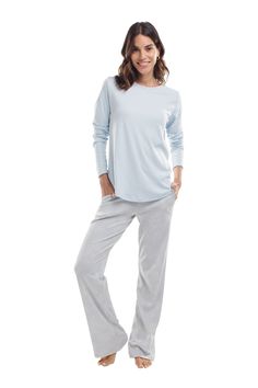 PRICES MAY VARY. SEE OUR ENTIRE COLLECTION: click on the "Visit the jijamas store" at very top of this listing to see all colors & styles. THE SOFTEST 100% PIMA COTTON: We make jijamas with the same soft Pima cotton used to make high-end pajamas for newborns, so there is nothing softer. Rest assured, our women’s sleepwear is of the highest quality available. DESIGN COMBINES SLEEPWEAR WITH LOUNGEWEAR: made to lounge during the day and sleep at night, they’re designed for more than sleep. The shir Best Pjs, Best Pajamas, Soft Pajamas, Pajama Set Women, Pima Cotton, Long Sleeve Pyjamas, Pajamas Women, Luxury Fabrics, Bottoms Pants