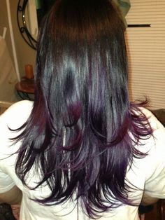 Black Hair Dye, Hair Tint, Purple Highlights, Peinados Fáciles Para Cabello Corto, Photo Filters