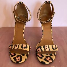 Leopard Print Leather Ankle Strap Sandals From Givenchy! Only Worn Once! Pristine Condition - Such A Sexy Shoe That Will Make Any Outfit Size 39.5 (Us 9) Givenchy Shoes, Printed Leather, Ankle Strap Sandals, Strap Sandals, Women's Shoes Sandals, Leather Sandals, Givenchy, Ankle Strap, Leopard Print