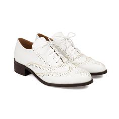 Shop White Round Toe Hollow out Wingtip Lace up Women's Oxford Shoes Dress Shoes color White for Anniversary, Date, School, Work with worldwide Free shipping & Free return. Women's Oxford Shoes, Navy Blue Wedding Shoes, Zebra Print Shoes, Royal Blue Wedding Shoes, Blue Satin Heels, Flat Sandals Wedding, Navy Wedding Shoes, Kitten Heel Wedding Shoes, Cheetah Print Shoes