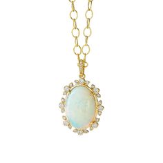 Syna Jewelry - Mogul 18K Yellow Gold Ethiopian Opal Pendant | Manfredi Jewels Luxury Ethiopian Opal Oval Jewelry, Opal Necklace Goddy, Luxury One Of A Kind Ethiopian Opal Jewelry, Luxury One-of-a-kind Ethiopian Opal Jewelry, Luxury Ethiopian Opal Gold Jewelry, Luxury Ethiopian Opal Jewelry For Weddings, Luxury Gold Jewelry With Ethiopian Opal, Luxury Unique Ethiopian Opal Jewelry, Luxury Ethiopian Opal Heirloom Jewelry