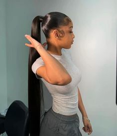 Weave Ponytail, Slick Hairstyles