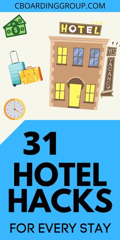 31 Amazing Hotel Hacks / Hotel Tips Travel Pros Use all the Time Vacation Savings, Cheap Flights, Hotel Discount, Travel Hacks