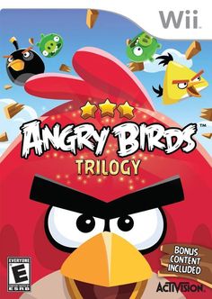 an angry birds game on the nintendo wii