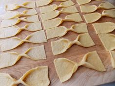 the dough has been shaped into fish shapes