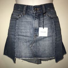 Sneakpeek Denim High-Low Skirt Size: S Color: Slight Two-Tone Denim Wash 5 Pockets Zipper W/Button 12 Inches Long (Front) 15 Inches Long (Back) New W/Tags Dark Wash Cotton Cutoff Skort, Denim Blue Cutoff Skort With Frayed Hem, Denim Blue Cutoff Mini Skirt, Cutoff Denim Blue Mini Skirt, High Rise Dark Wash Denim Skort, Cutoff Cotton Skort In Medium Wash, Blue Cutoff Denim Skirt With Pockets, Denim Blue Skort With Frayed Hem, Medium Wash Cotton Cutoff Skort