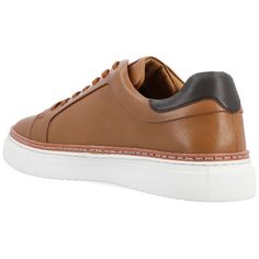 Jump right into this Nathan casual sneaker from Thomas & Vine to make your outfit look better than before. This style is sure to give you the perfect business casual look to take you from work to a night out with the guys quicker than you can say shoes. A 12 mm Tru Comfort Foam� insole cushioned collar tongue and genuine leather uppers complete the design for a comfy fit. Mens Lifestyle, The Guys, Graphic Apparel, Outfit Look, Short Socks, Comfy Fits, Mens Shoes Sneakers, Sneakers Black, Leather Sneakers