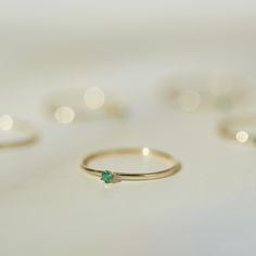 Sooooo delicate and small. Add a pop of color to your stack! See Details for item specifics. Satomi Kawakita, Surf Room, Baby Deco, Mothers Day Rings, Ring Ruby, Tiny Rings, Gem Shop, Jewels Rings, Golden Ring