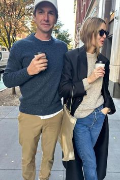 The routine is I drink caffeine then make Wyatt talk me though all my anxiety. Occasionally I steal his wool sweaters or we wear matching ones. Tap to shop these fall sweaters! Women Concert Outfits, Fall Transitional Outfits, Fall Transition Outfits, The Routine, Cold Weather Outfits, Spring Summer Outfits