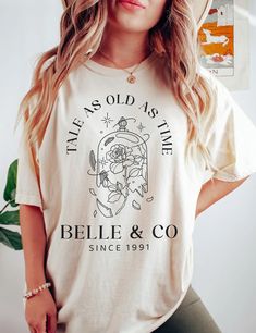 Vintage Disney Beauty And The Beast Shirt Disney Shirt Women, Disney Aunt Shirt, Belle Shirts For Disney, Disney Shirts For Adults, Disney T Shirt Ideas, Adult Disney Shirts, Beauty And The Beast Shirt, Disneyland 2024, Outfit Ideas Shirt