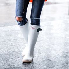 Beat weather in style with Hunter! Hunter Boots, Rubber Rain Boots, Rain Boots, In Style