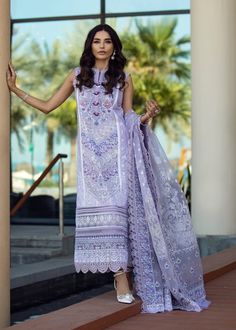 Lavender Long Kameez Capri for Pakistani Party Wear Pakistani Eid Dresses, Kanwal Malik, Long Kameez, Eid Outfit Ideas, Boring Work, Eid Dress, Lawn Design, Eid Outfit, Pakistani Party Wear