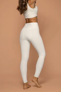 The Luxana Leggings from PHUTURE: Not your average pair of leggings, we promise this will be one of the best legging fabrics you will have ever tried on. Featuring an expensive Nylon/Spandex Fabric Blends with an unparalleled softness. Tested better than top activewear brands. Our Luxana design features a seamless front, shape-lifting design with supreme stitching quality, try a pair for yourself, backed by our zero-risk 100% Guarantee. UltraLux 80/20 Nylon Spandex Blend BEST white color legging Activewear Brands, White Leggings, Workout Session, Best Leggings, Squat Proof, Soft Tops, Front Design, Top Tier, Spandex Fabric